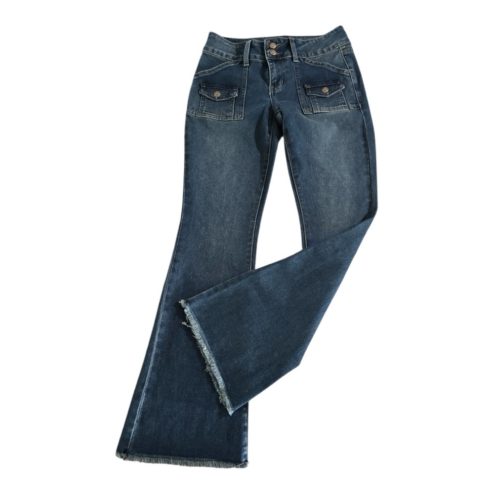 Stylish Blue Flare Jeans